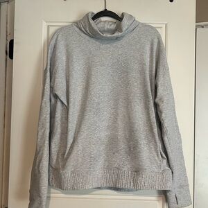Lululemon Gray Mock Neck Sweatshirt